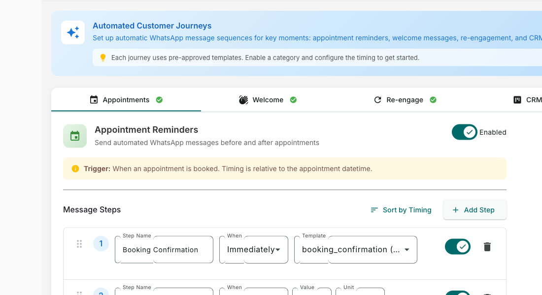 Journeys & Automation - automated workflows
