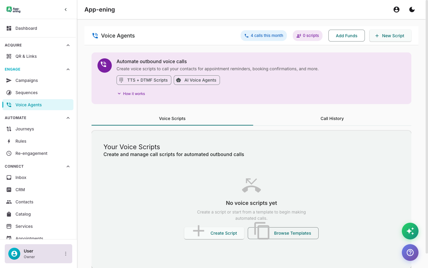 Automatic Call Summary in WhatsApp — Sprachagenten screenshot