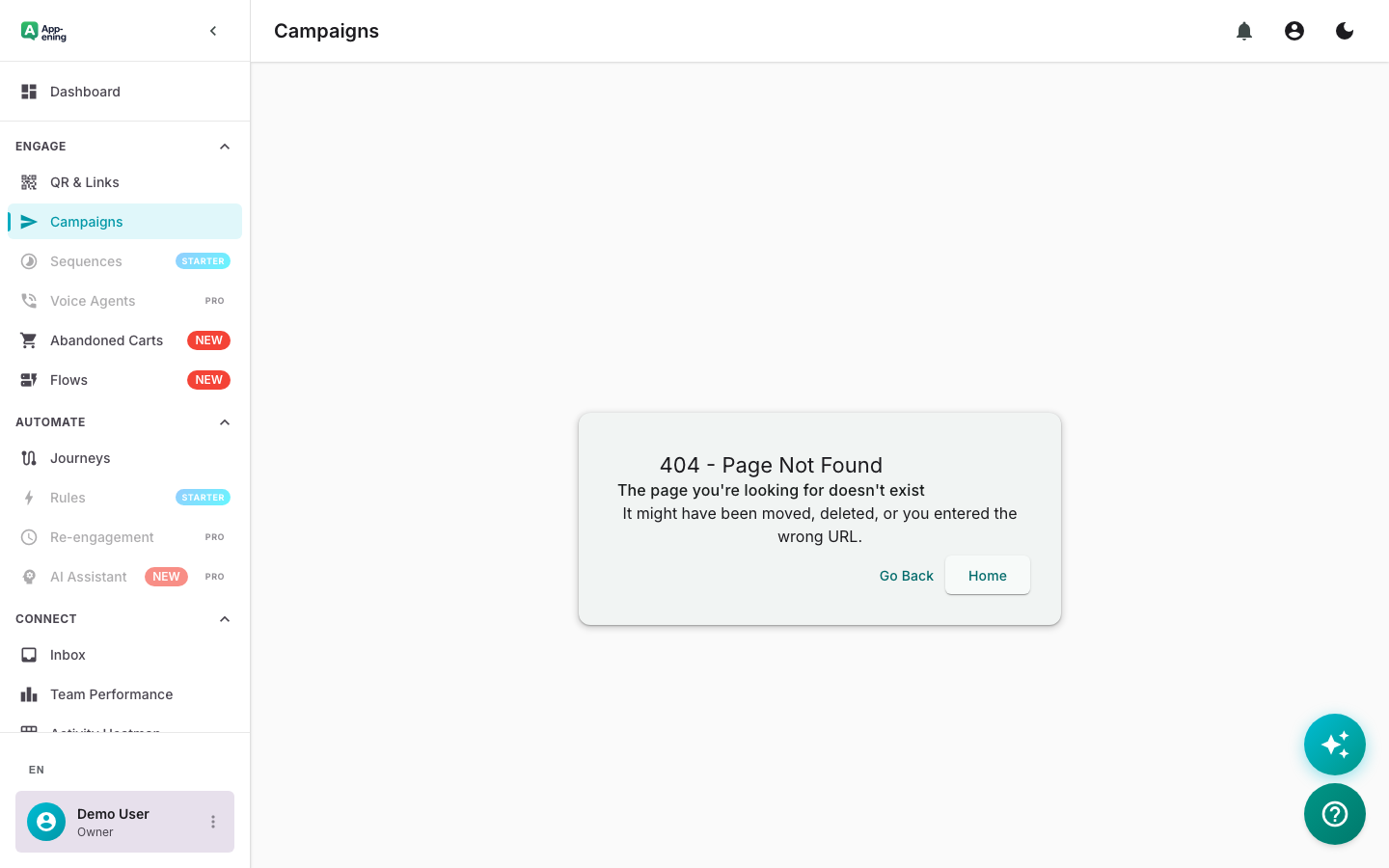 Select Your Audience — Campagne screenshot