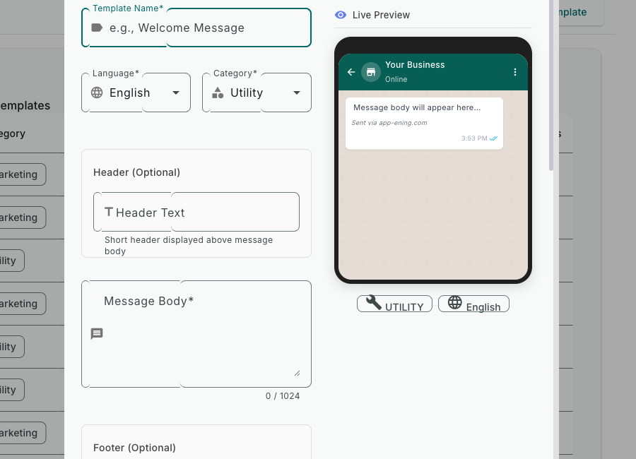 Interactive Messages - buttons, lists, and quick replies