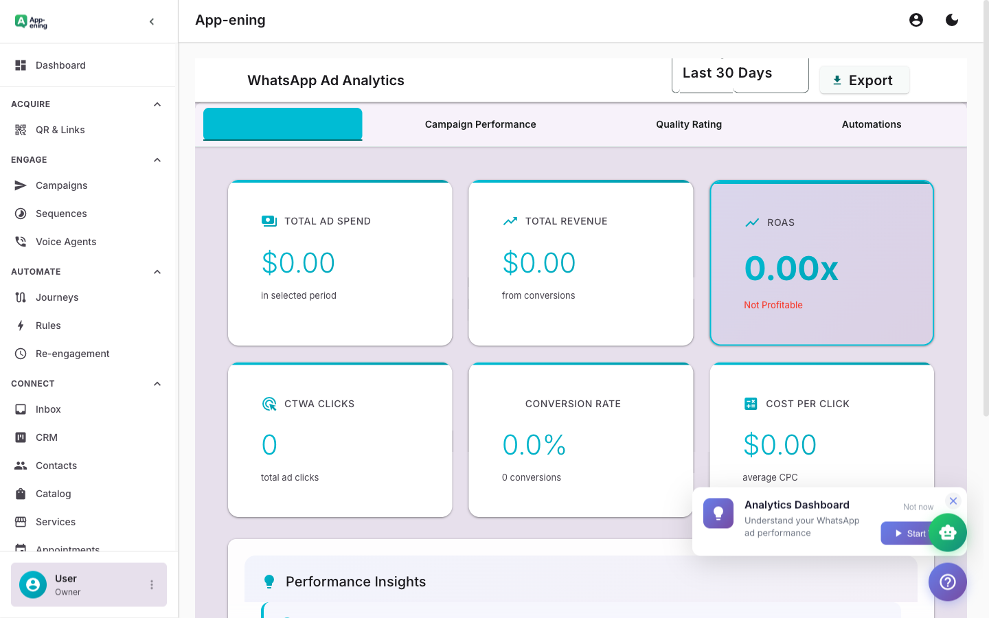 Dashboard Overview — تحليلات screenshot