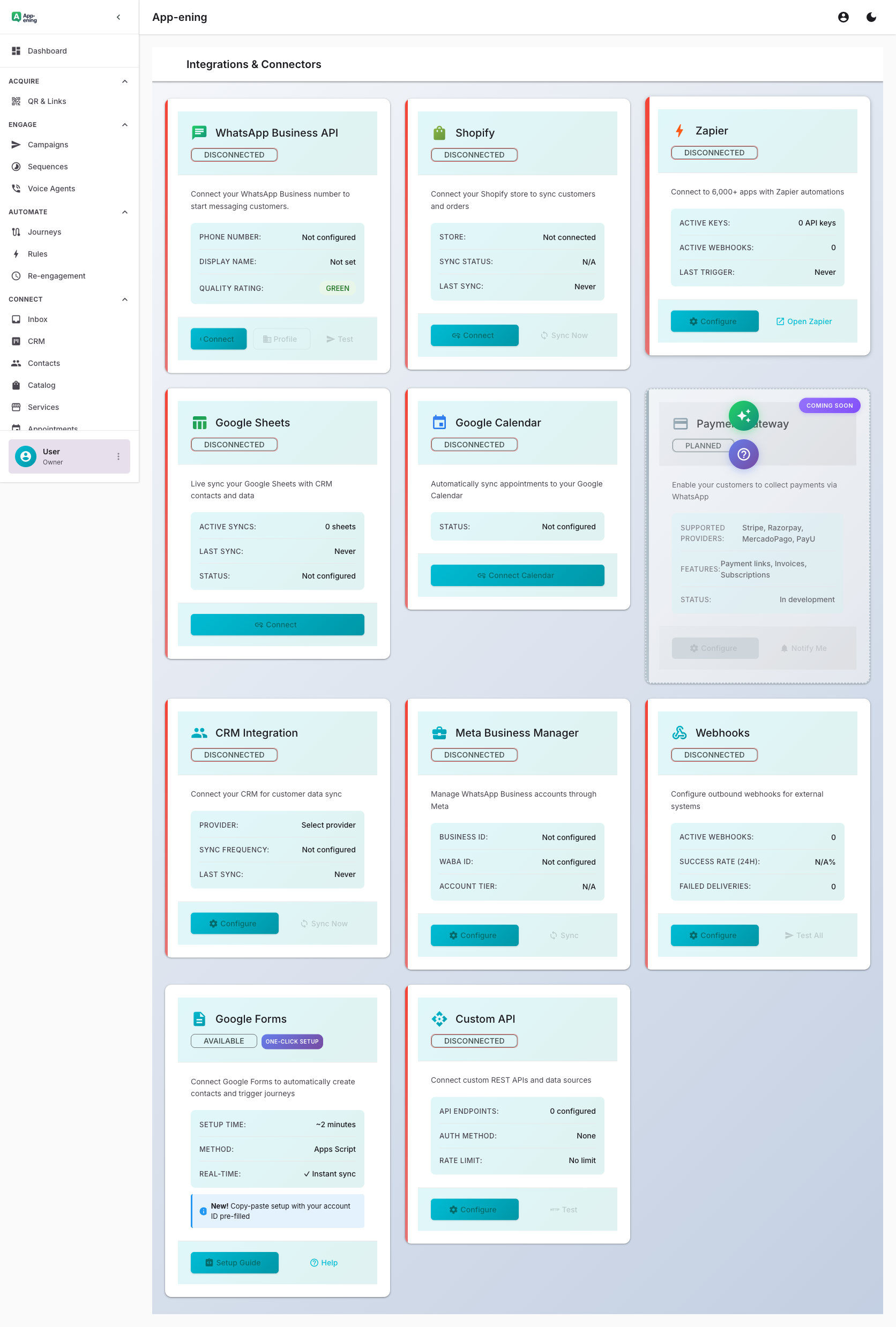Developer API - build custom integrations
