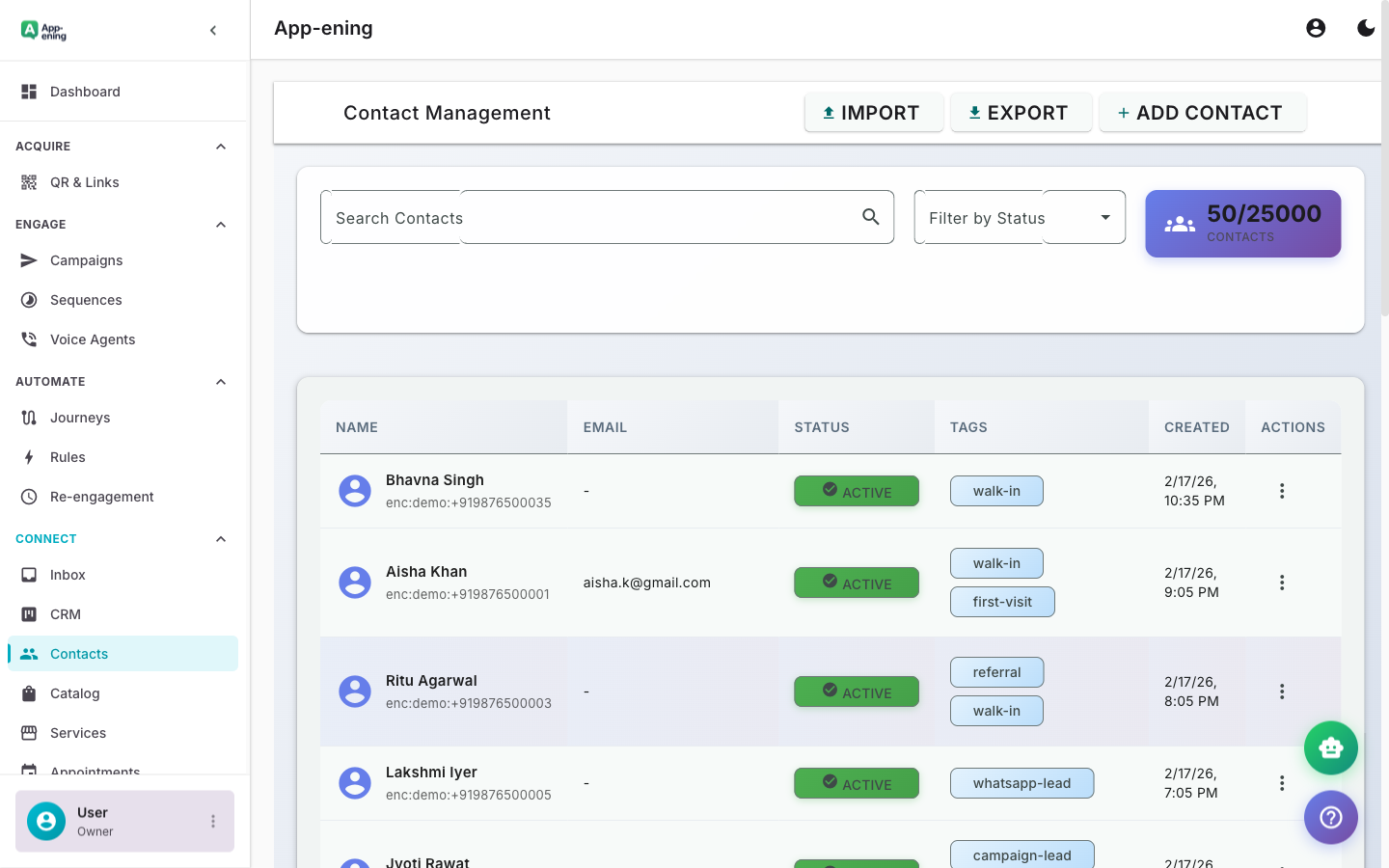 Centralised Contact Database — Ki&scedil;i Y&ouml;netimi screenshot